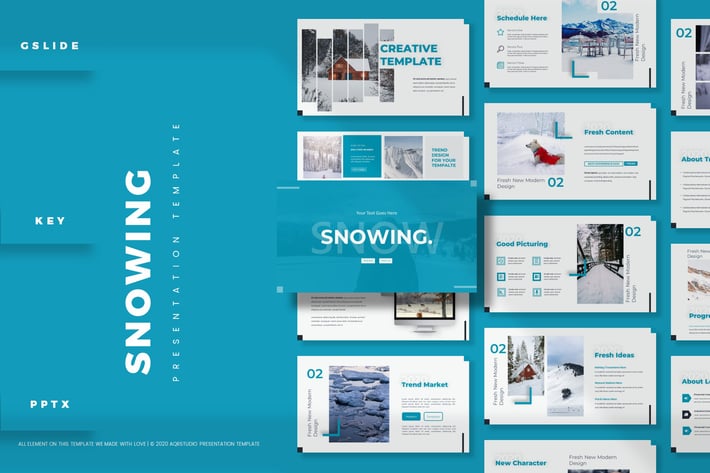 Snowing - Presentation Template