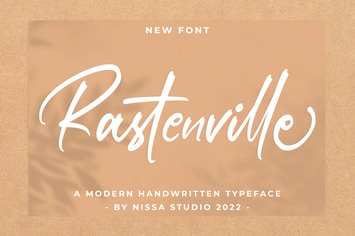 Rastenville - Signature Font