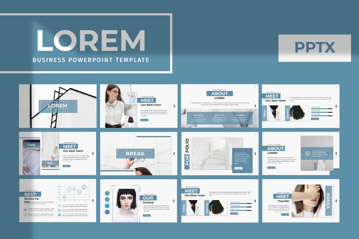 Lorem Clean Powerpoint Template