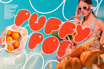 Puffy Pop Bubble Font