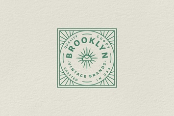Vintage Badge Logo - Brooklyn Vintage Brands