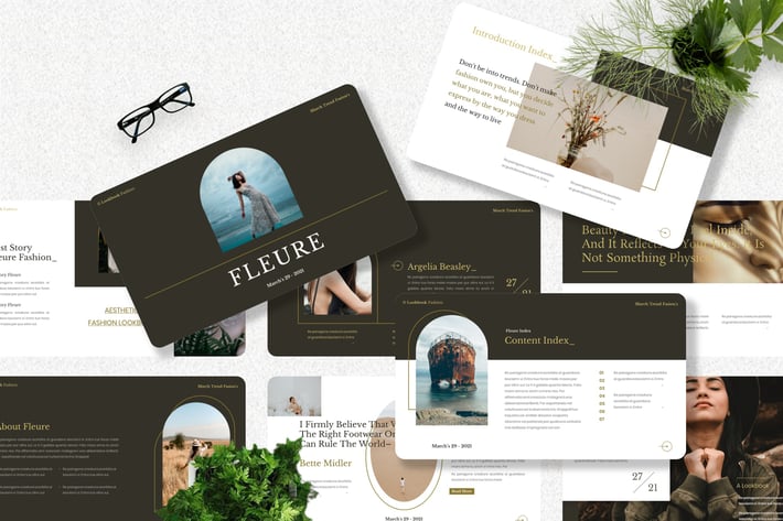 Fleure - Fashion Keynote Template
