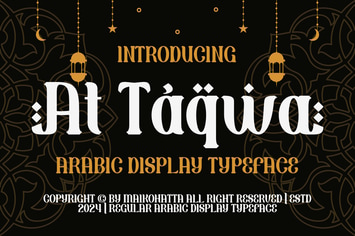 At Taqwa - Arabic Display Typeface