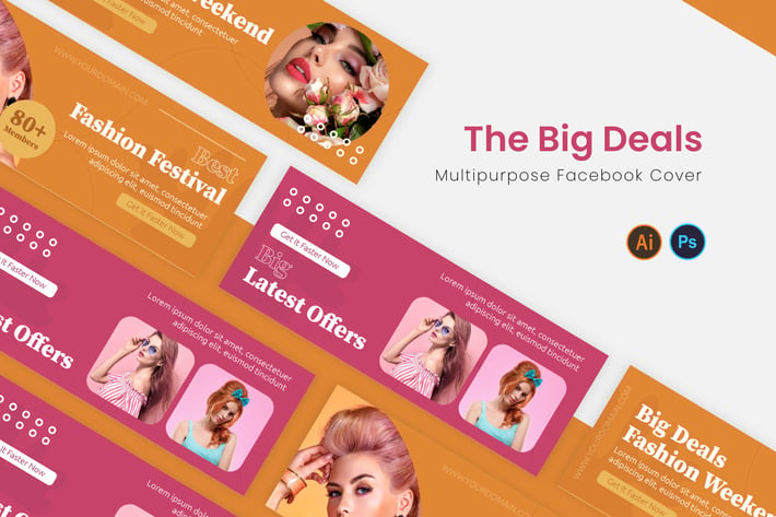 Big Deals Fashion Facebook Cover