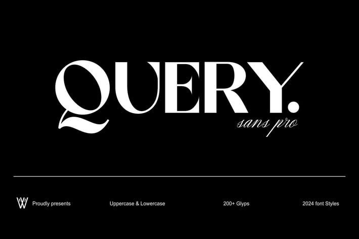 Query Font Family: Elegant & Versatile Typeface