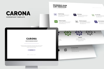 Carona : Modern Company Profile Powerpoint