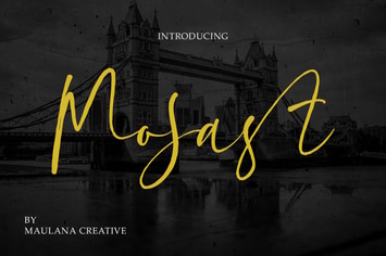 Mosast Modern Handwritten Font