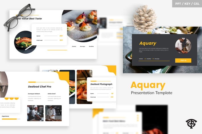 Aquary - Seafood Presentation Template