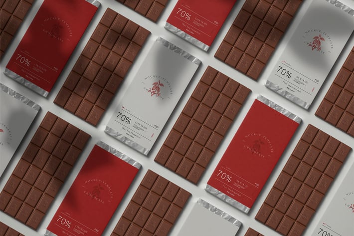 Chocolate Packaging Mockup