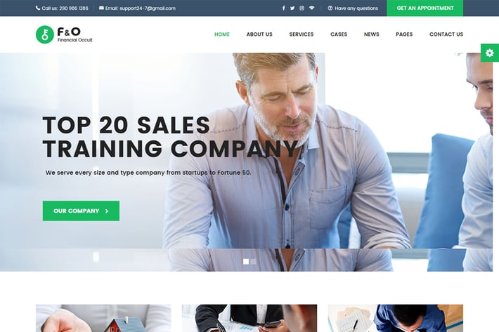 F&O - Consultant Finance WordPress Theme