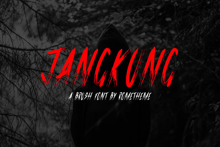 Jangkung - Brush Font