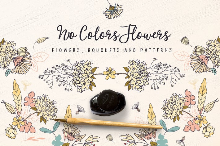No Colors Flowers
