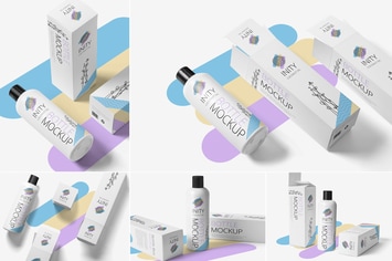 Cosmetic Bottle Mockups
