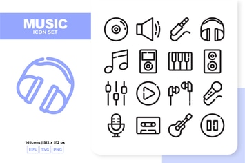 Music Icon Set