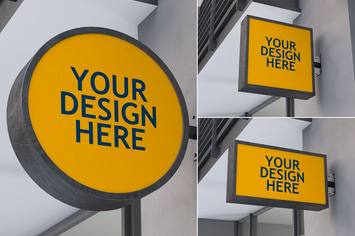 Sign Board vol.01 - Mockup