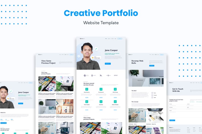 Creative Portfolio Website Template