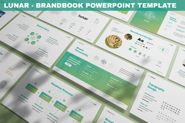Lunar - Brandbook Powerpoint Template