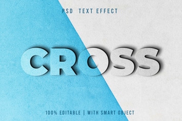 Cross -  PSD Text Editable