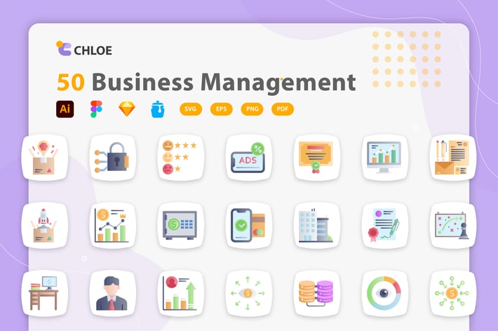 Chloe - Business Management Icons