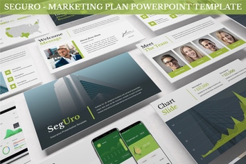 Seguro - Marketing Plan Powerpoint Template