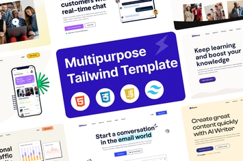 Masco - Saas Software Startup Tailwind Template