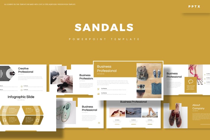 Sandals - Powerpoint Template