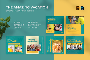 Amazing Vacations | Instagram Post