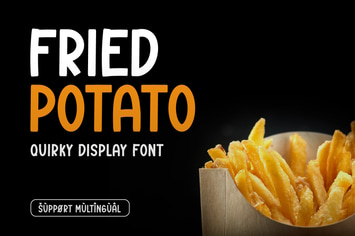 Fried Potato - Quirky Display Font