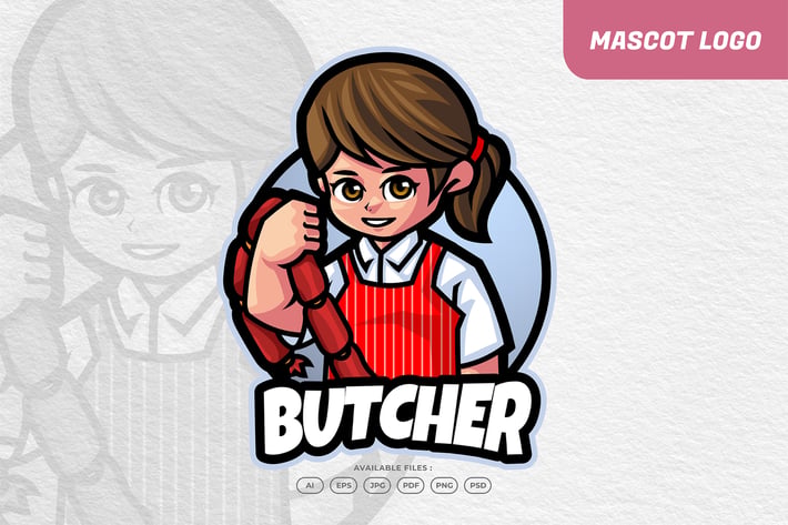 Sausage Butcher Logo
