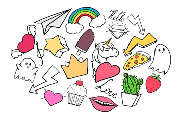 Doodle Variety /  2 Different Sheets