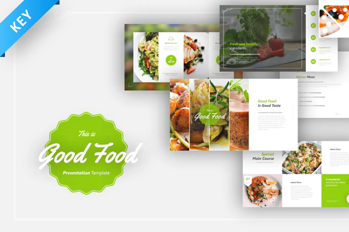 Good Food Keynote Presentation Template