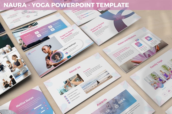 Naura - Yoga Powerpoint Template