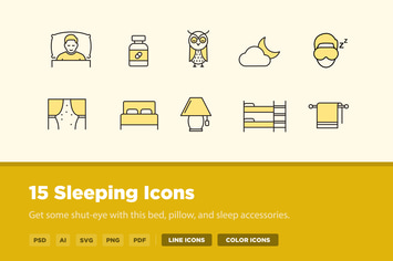 15 Sleeping Icons
