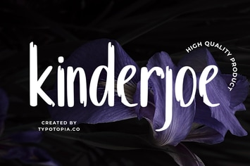 Kinderjoe Display Font