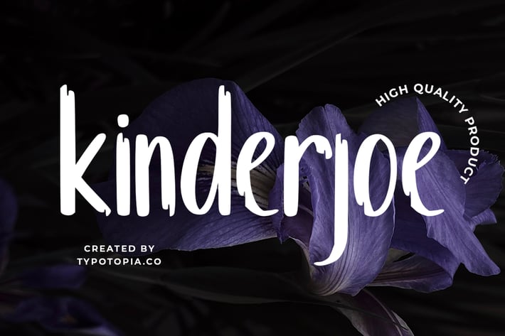 Kinderjoe Display Font