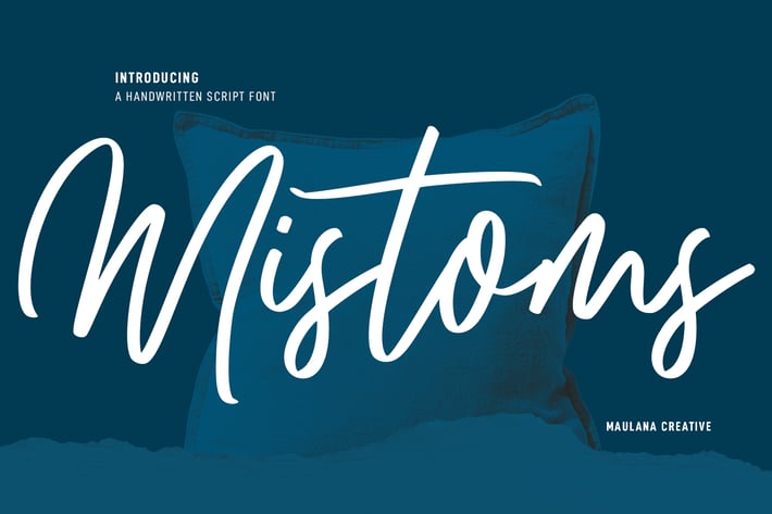 Mistoms Handwritten Script Font