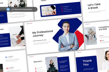 CV Resume Presentation Keynote