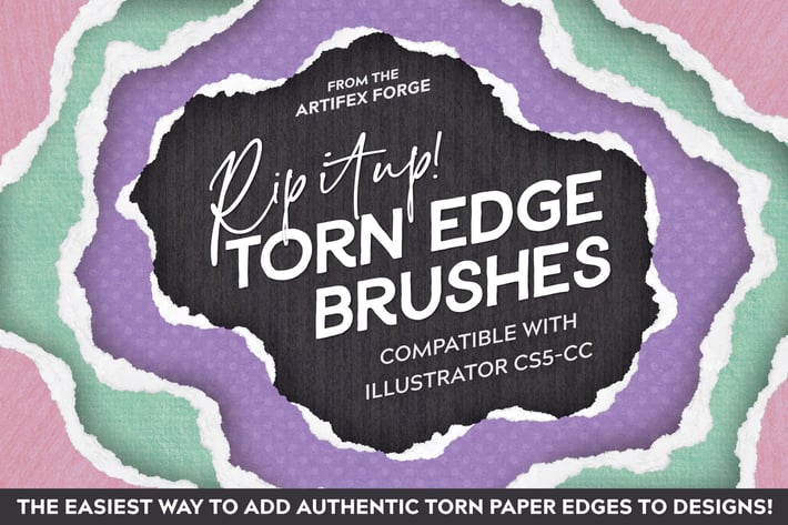 Rip It Up! - Torn Edge Brushes