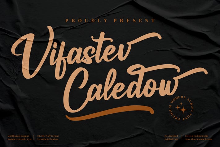 Vifastev Caledon Modern Script