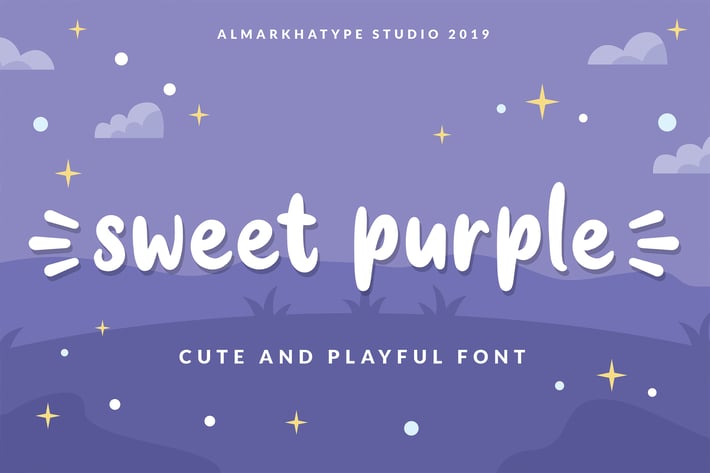 Sweet Purple -  fun font