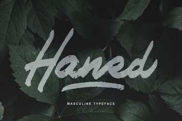 Haned | Masculine Typeface Font