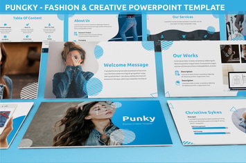 Pungky - Fashion & Creative Powerpoint Template