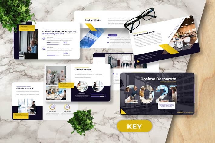 Cosima - Corporate Keynote Template