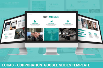Lukas - Corporation Google Slides Template