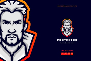 Protector Logo Template
