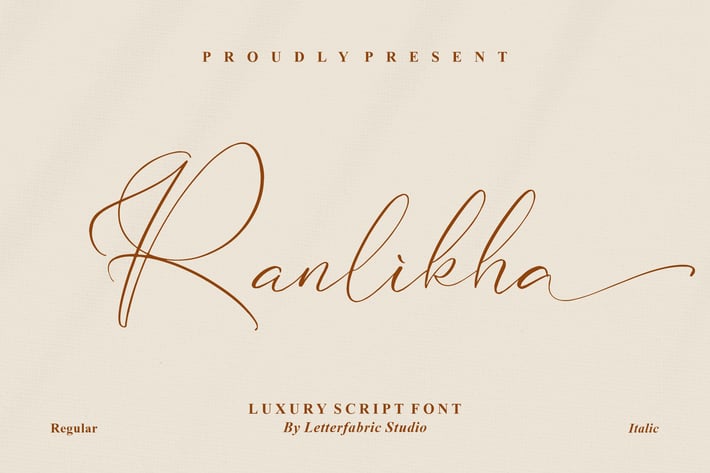 Ranlikha Luxury Script Font