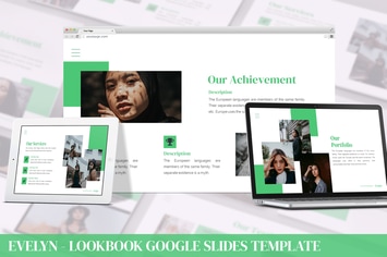 Evelyn - Lookbook Google Slides Template