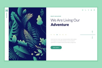 Beauty Web Page Design Template