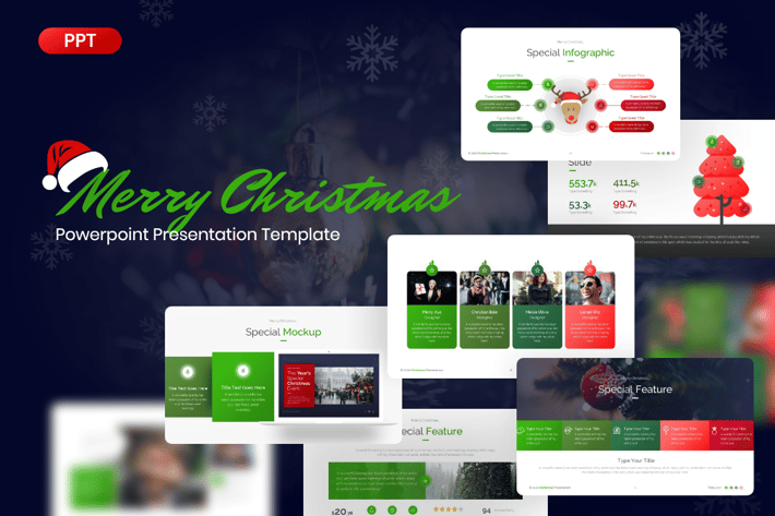 Merry Christmas Powerpoint Template
