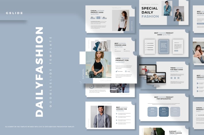 Daily Fashion - Google Slide Template